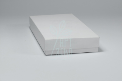 Коробка декоративна, біла "Пенал", 20х10х3 см, Україна 