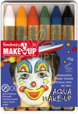 Набір аквагриму в олівцях Fantasy, 6 кольорів, Kreul