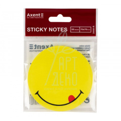 Блок паперу з клейким шаром "Smile", 70х70 мм, 50 л, Axent