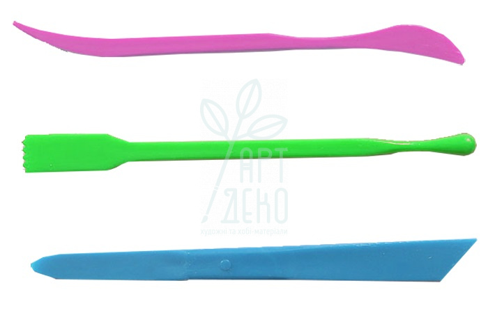 Набір стеків пластикових, двосторонні, 3 шт., Zibi 