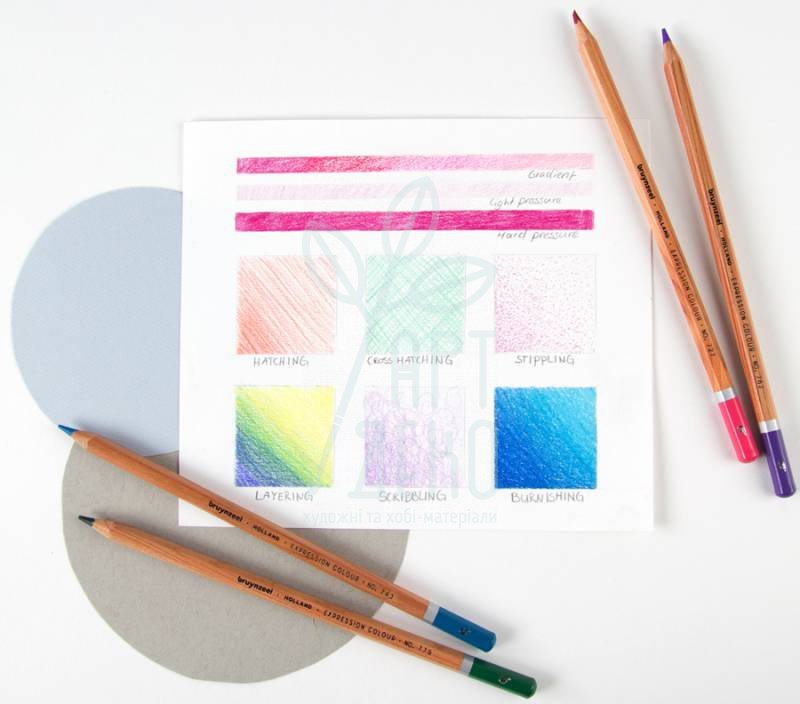 Набір олівців кольорових EXPRESSION, в металевій коробці, Bruynzeel