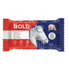 Маса для моделювання самозастигаюча Bold, антрацит, 500 г, Smarta