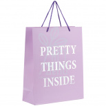 Пакет подарунковий Pretty things insid, 26х32 см, Axent
