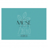 Папка для акварелі MUSE, А4+ (21,5х30,5 см), 300 г/м2, 10 л., Школярик