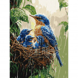 Набір для розпису за номерами "Весняний дощ", 30х40 см, Ідейка