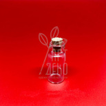 Пляшечка скляна з пробкою, 16х35 мм, 4 мл