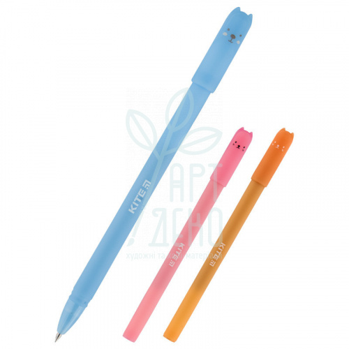 Ручка гелева Adorable Pet, 0,5 мм, синя, Kite