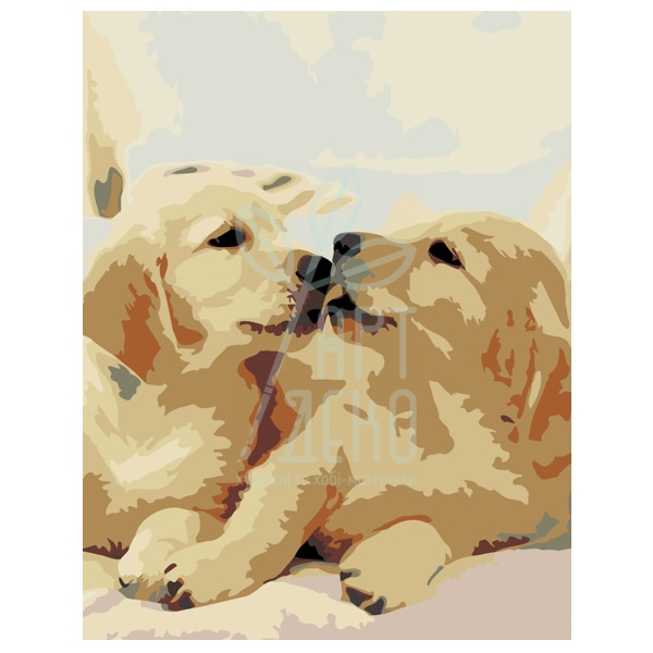 Набір для розпису за номерами "Тварини 7.5", 35х45 см, ROSA START