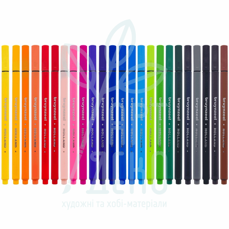 Набір лайнерів Fineliners, 24 кол., Bruynzeel