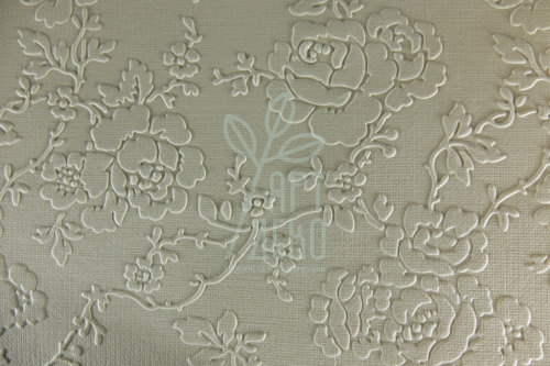 Папір текстурований, тиснений "Орнамент 8", бежевий, 13х18 см, Україна