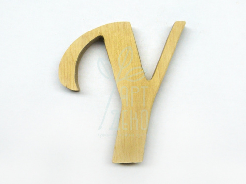 Літера "Y", вільха, 8х9 см, Україна