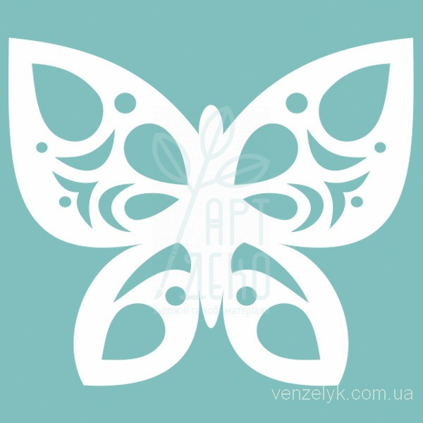 Чипборд "Метелик 01", Вензелик