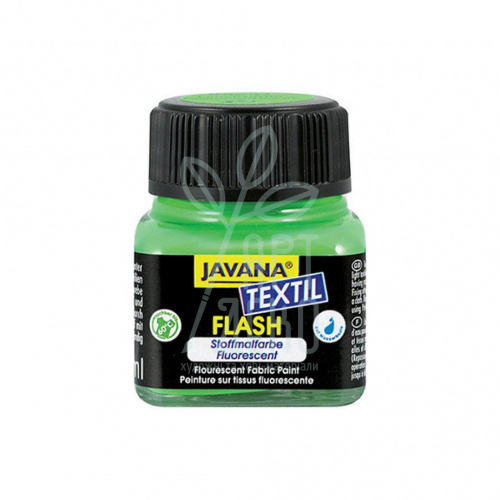 Фарба для світлих тканин Flash Javana, флуоресцентна, 20 мл, Kreul