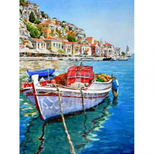 Набір для розпису за номерами "Човен", 40х50 см, Josef Otten