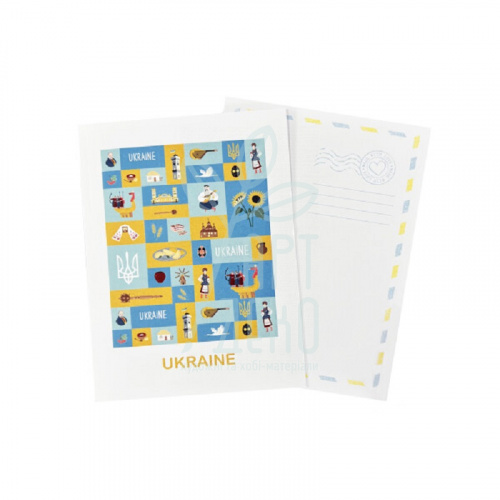 Листівка "Ukraine", 10,5х14,8 см, Україна