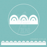 Чипборд "Бордюр 03", Вензелик