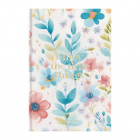 Зошит для записів, B5 (25х17,6 см), Soft Touch+тиснення, білий блок, клітинка, 80 л, Школярик