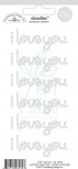 Лист наліпок I love you, Doodlebug