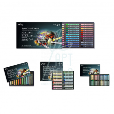 Набір пастелі сухої Gallery Artists' Semi-Hard Pastels MPL, напівтверда, MUNGYO Набір пастелі сухої Gallery Artists' Semi-Hard Pastels MPL, напівтверда, MUNGYO