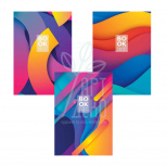 Блокнот для записів, склейка, А6 (10,5х14,8 см), 60 г/м2, клітинка, білий блок, 50 л., Школярик