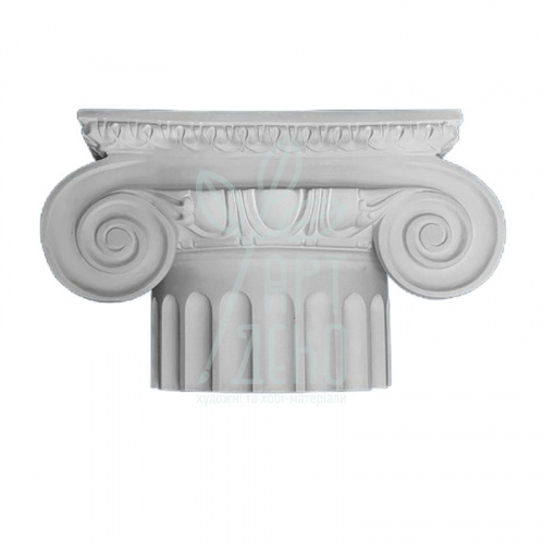 Гіпсова фігура "Напівкапітель Іонічна", 21,5х35х16 см, Україна