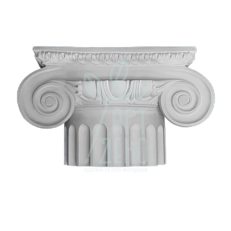 Гіпсова фігура "Напівкапітель Іонічна", 21,5х35х16 см, Україна