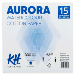 Склейка для акварелі Aurora Watercolour CP, 100% бавовна, 300 г/м2,...