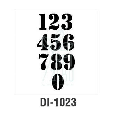 Трафарет, серія DI Stensil, DI-1023, 15х20 см, Cadence