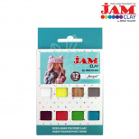 Набір полімерної глини Jam Clay "Angel", 12х20 г, ROSA