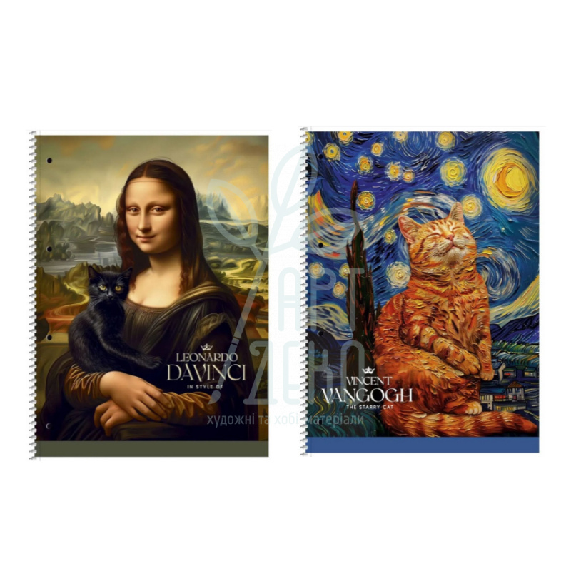 Коледж-блок Student, спiраль, А4+, ламінація, кремовий блок, лінійка, 70 г/м2, 80 л, Школярик