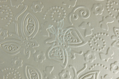 Папір текстурований, тиснений "Метелики 2", бежевий, 11х15 см, Україна