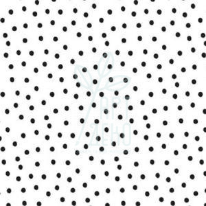 Папір тіш'ю, білий з чорним горошком, 50х70 см, 20 г/м2, Польща