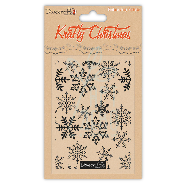 Папка для тиснення Krafty Christmas, Dovecraft