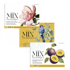 Альбом для змішаних технік Mix Technique, А4 (21х29,7 см), 240 г/м2, 20 л, Школярик