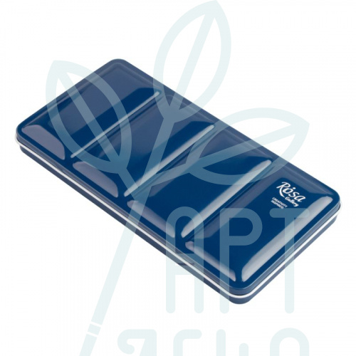 Пенал для акварельних фарб металевий, Індіго, 35 кювет, ROSA Gallery