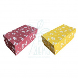 Коробка подарункова, гофрокартон "Лисички", 31,8х17,8х11,9 см, Україна