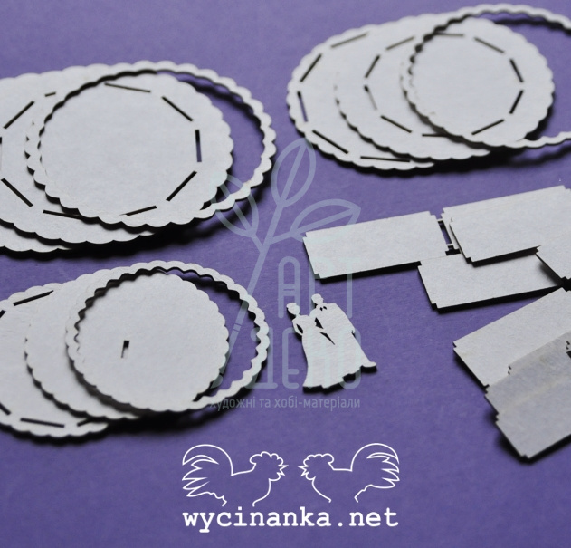 Чипборд 3D "Торт", Wycinanka