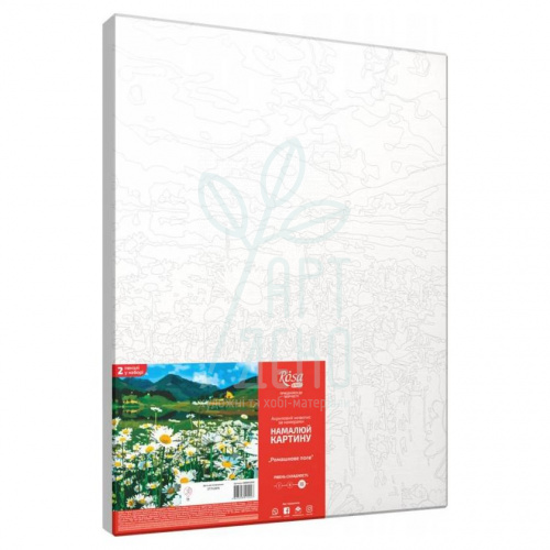 Набір для розпису за номерами "Ромашкове поле", 35х45 см, ROSA START