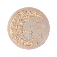 Насадка для сургучної печатки "Місяць з зіркамиі", 2,5 см, Китай