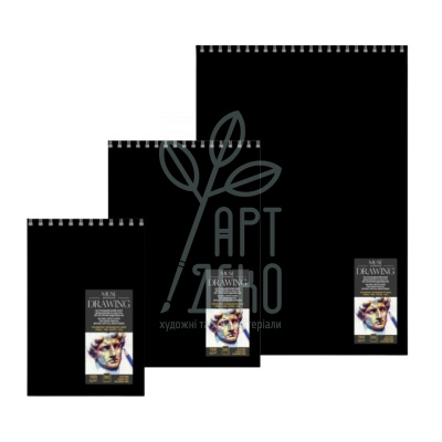 Альбом для малювання MUSE Drawing, спіраль, 150 г/м2, 30 л., Школярик