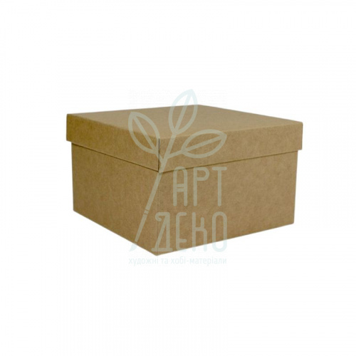 Коробка декоративна, крафткартон, 16х16 см, Україна
