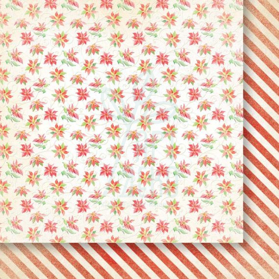 Папір для скрапбукінгу 30х30 см Wesolych swiat 05, Galeria Papieru