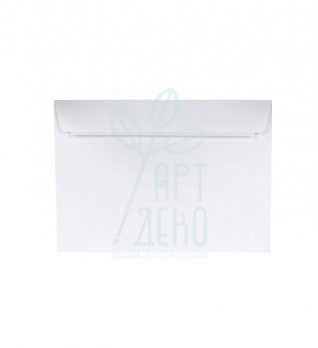 Конверт самоклеючий, білий, 11,5х16 см, 80 г/м2, Україна