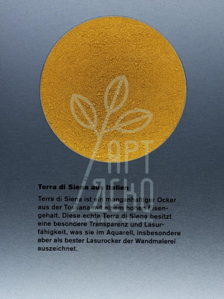 40404 Пігмент, Сієна натуральна (Італія), BADIA, 50 г, Kremer