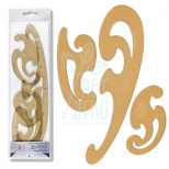 Набір лекал №2, 3 шт, KOH-I-NOOR