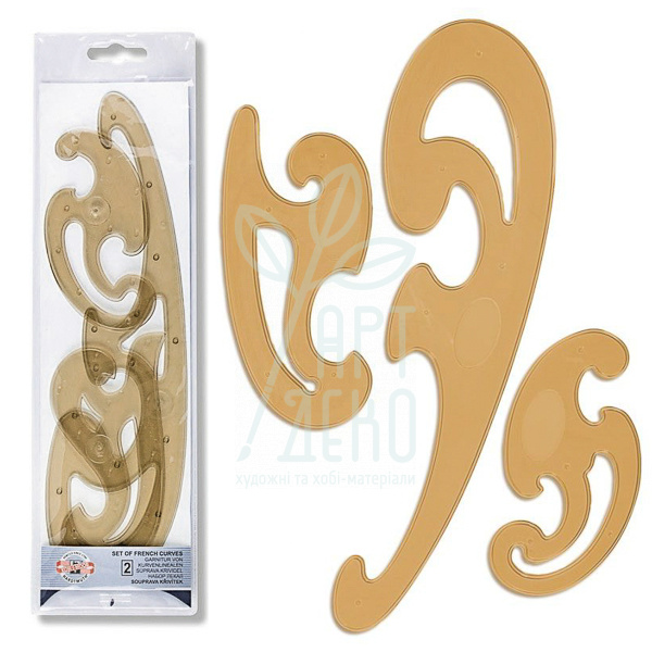 Набір лекал №2, 3 шт, KOH-I-NOOR