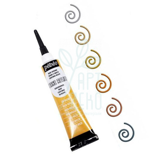 Контур-рельєф для скла та металу Cerne Relief Vitrail, міцний, 20 мл, Pebeo