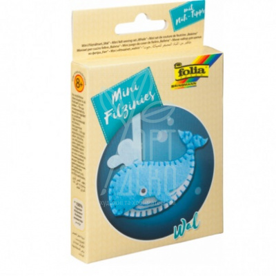 Набiр для виготовлення заготовки з фетру Mini felt sewing sets "Кит", Folia