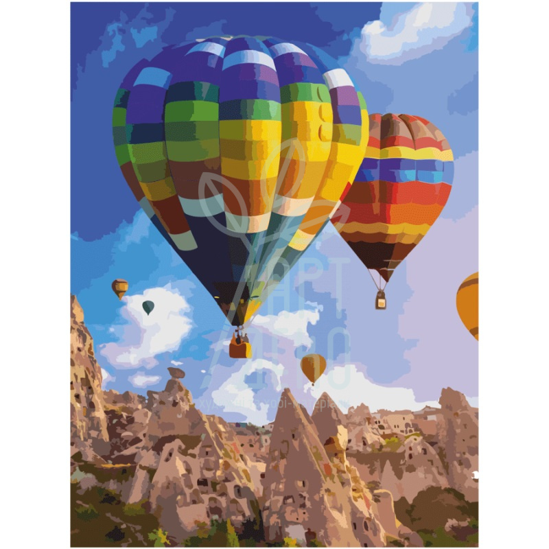 Полотно на картоні з контуром №31, 30х40, бавовна, акрил, ROSA START