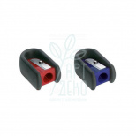 Точилка SOFT 1848, овальна, червона/синя, Faber-Castell